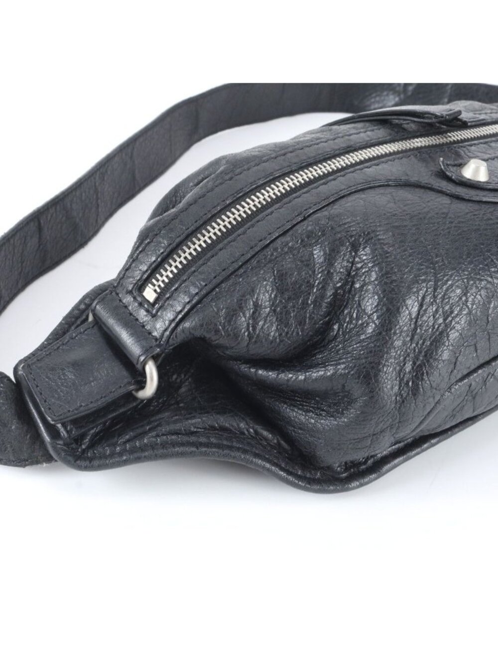 ★SOLD★ Balenciaga Classic Neolift Leather 2-Way Belt Bag Crossbody Waist Pouch - Picture 6 of 10